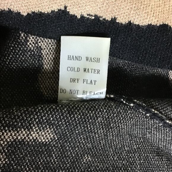 Rehab Lab Women Lrg Animal Print body con Knit Mini Cowl Neck Dolman SL EUC p - Picture 7 of 10